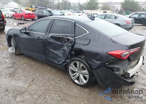 2022 Acura Tlx Technology Package z USA, uszkodzony, nr VIN 19UUB6F44NA001258